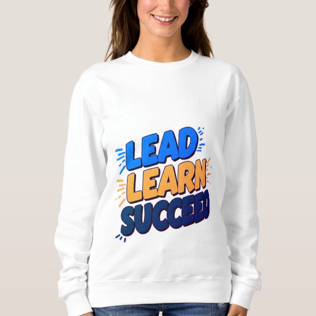 Moletom "Liderar, Aprender, Êxito - Dando poder aos suecos (Frente)