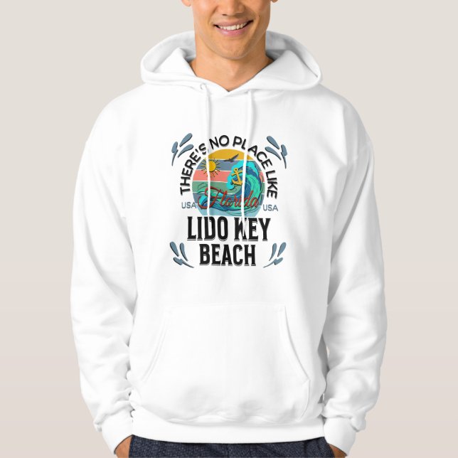Moletom Lido Key Beach, Florida (Frente)
