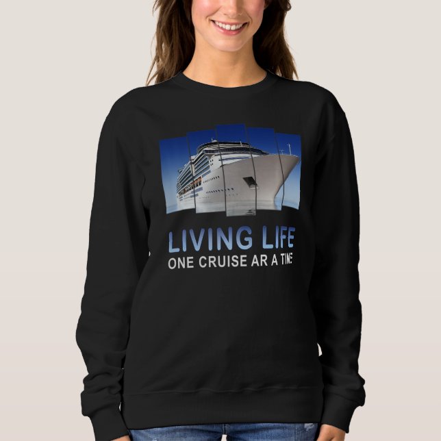 Moletom Life One Cruise A Time Cruise Ship 2 (Frente)