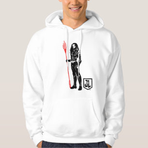 Moletom Liga da Justiça Aquaman Pose Noir Pop Art