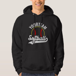 Moletom Liga Personalizada do ADD do Jogador do Softball T
