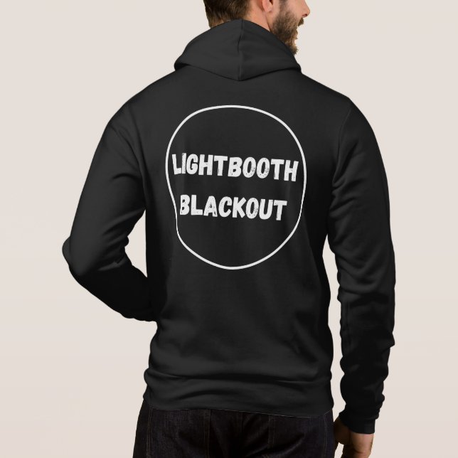 Moletom Lightbooth Blackout Zip Hoodie (Verso)