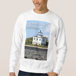 Moletom Lighthouse de Clark, Massachusetts Sweatshirt