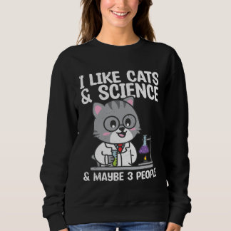Moletom Like Cats And Science Pet Animals  Cat Owner Graph
