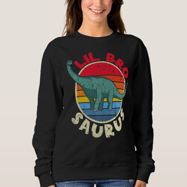 Moletom Lil Bro Surus I Brachiosaurus Diplodocuments I Fam (Frente)