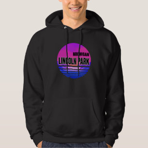 Moletom Lincoln Park Vaporwave Michigan Antigo