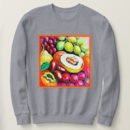 Moletom Linda Mistura de Pintura de Fruta de Uvas. Comprar