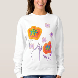 Moletom Lindas Posies Arte Abstrata para Vestir