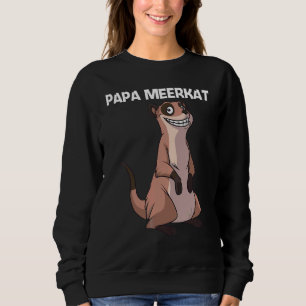 Moletom Lindo Suricata Para Homens Meninos Pai Suricata Ma