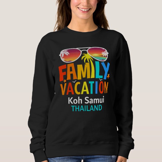 Moletom Lindos Conjuntos Combinando Família Ilha Koh Samui (Frente)