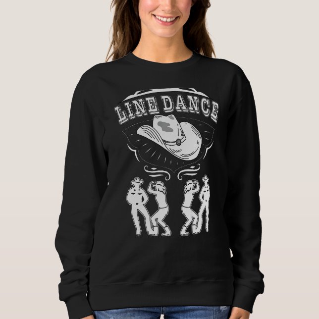 Moletom LINE DANCE Country Music Western Line Dance (Frente)