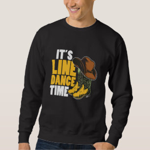 Moletom Line Dance Western Country Boots Hat It's Line Dan