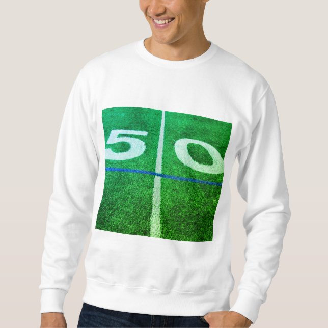 Moletom Linha de 50 Jardas do Campo de Futebol (Frente)