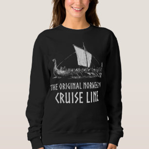 Moletom Linha De Cruzeiro De Viagem De Navio Odin E Valhal