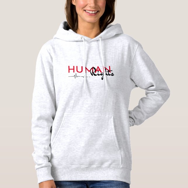 Moletom Linha de vida dos direitos humanos (Frente)