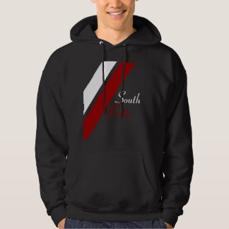 Moletom Linha dobro vermelha & branca Hoodie do montículo