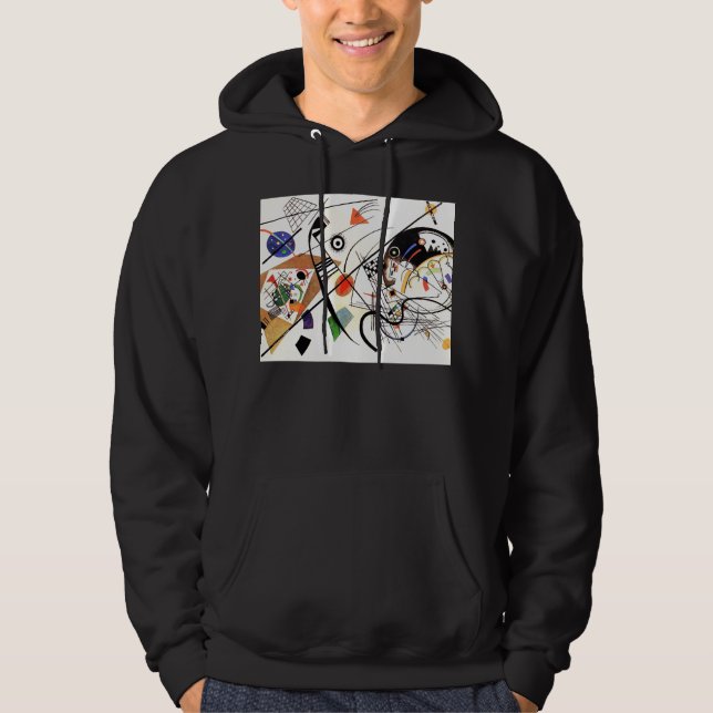 Moletom Linha Hoodie de Kandinsky Tranverse (Frente)