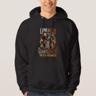 Moletom Linha Porque os Quarterbacks Também Precisam de He