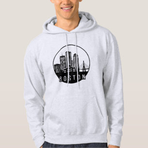 Moletom Linha Skyline da cidade de Boston