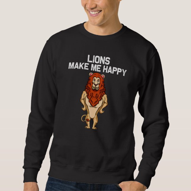 Moletom Lion For Men Women Lioness Zookeeper Africa Circus (Frente)