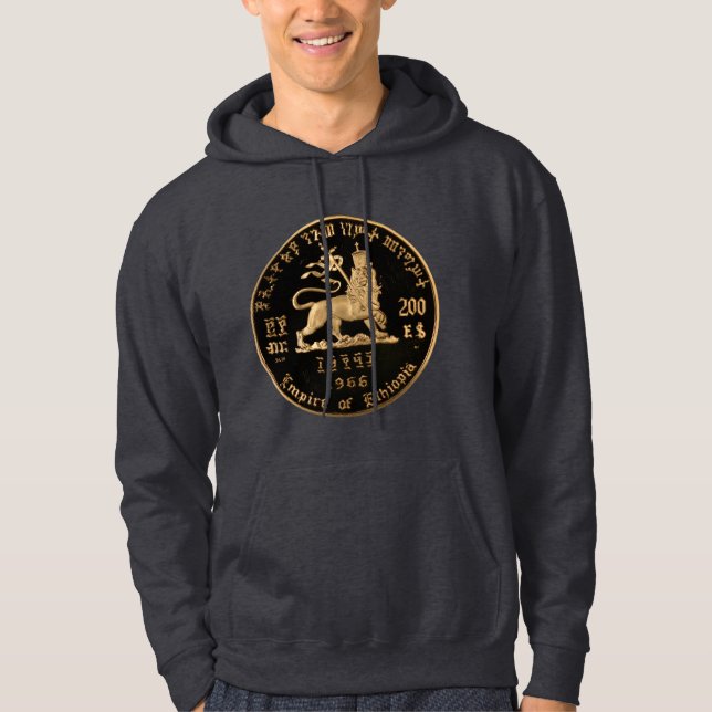Moletom Lion of Judah - Jah Rastafari Rasta reggae Hoodie (Frente)