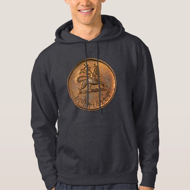 Moletom Lion of Judah - Lion Rasta reggae Hooded Hoodie - (Frente)