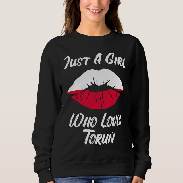 Moletom Lips Mouth Love Polish Flag Thorn (Frente)