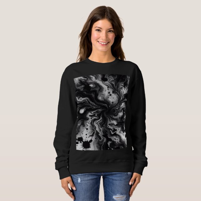 Moletom Liquid Tie Die Sweatshirt (Frente Completa)