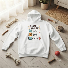Moletom Lista de Verificação de Animais Foster Love Foreve