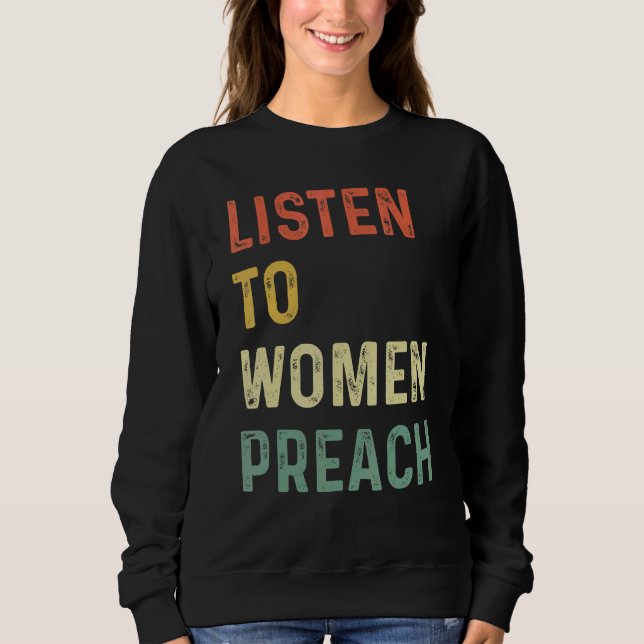 Moletom Listen To Women Preach  1 (Frente)