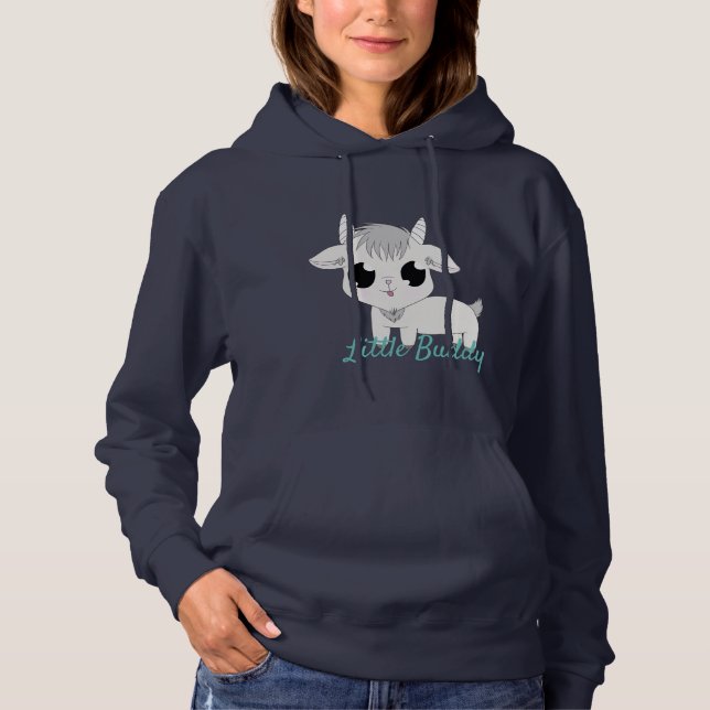 Moletom Little Buddy Hoodie - Marinho (Frente)