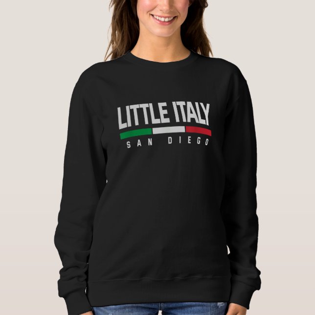 Moletom Little Italy San Diego California Italian Italia I (Frente)