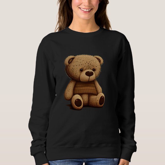 Moletom Little sad Teddy Bear (Frente)