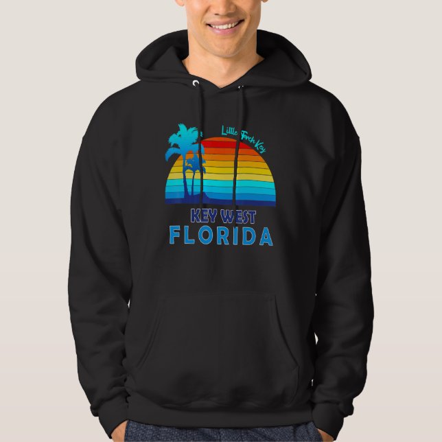 Moletom Little Torch Key West Florida Retro Tropical B (Frente)