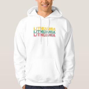 Moletom Lituânia moderna Lietuva Bandeira País Lembrança 