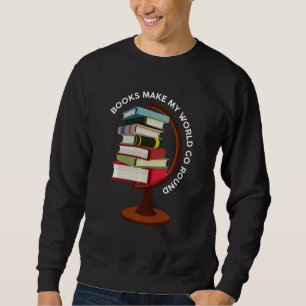 Moletom Livros Fazem Meu Mundo Ir Por Aí Para Bibliotecas