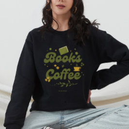 Moletom Livros Modernos & Café Personalizado Amante de Liv