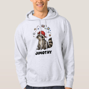 Moletom Lixo engraçado Panda Guaxinim Jimothy