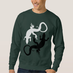 Moletom Lizard Art Sweatshirt Réptil Shirts Lizard Gifts