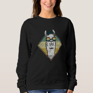 Moletom Llama Animal Sunglass Alpaca Lama Legal
