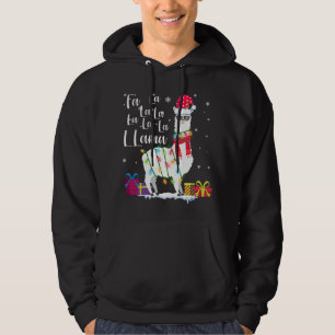 Moletom Llama Christmas Sweater Fa-La-La-Lama Funny X-Mas