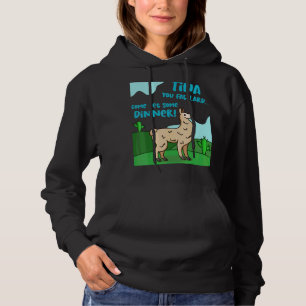 Moletom Llama Dizendo Tina Você Gorda Lard Alpaca Tee