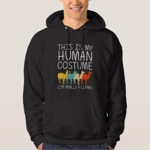 Moletom Llama Halloween Humano Costume Alpaca Animal Easy