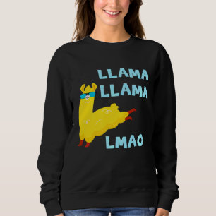Moletom Llama Lama LMAO Jumping Alpaca Legal