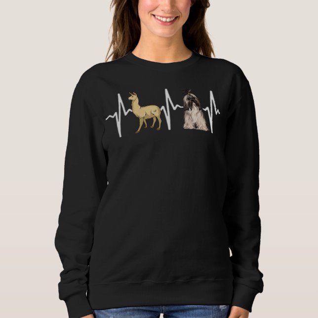 Moletom Llama Lhasa Apsos Cachorro (Frente)
