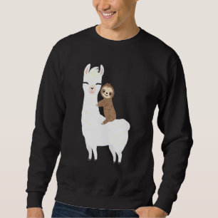 Moletom Llama Llama Cute Animal Para Crianças Adultas