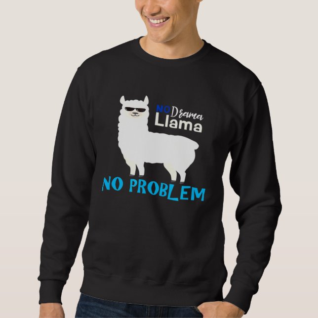 Moletom Llama Sem Drama Llama Sem Problema (Frente)