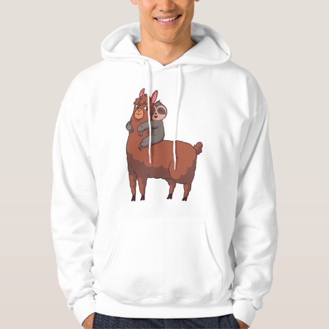 MOLETOM LLAMA SLOTH HUGGGGGG (Frente)