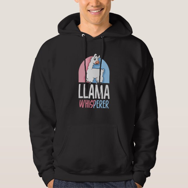 Moletom Llama Whisperer Llamas Sayings Animal Cute (Frente)