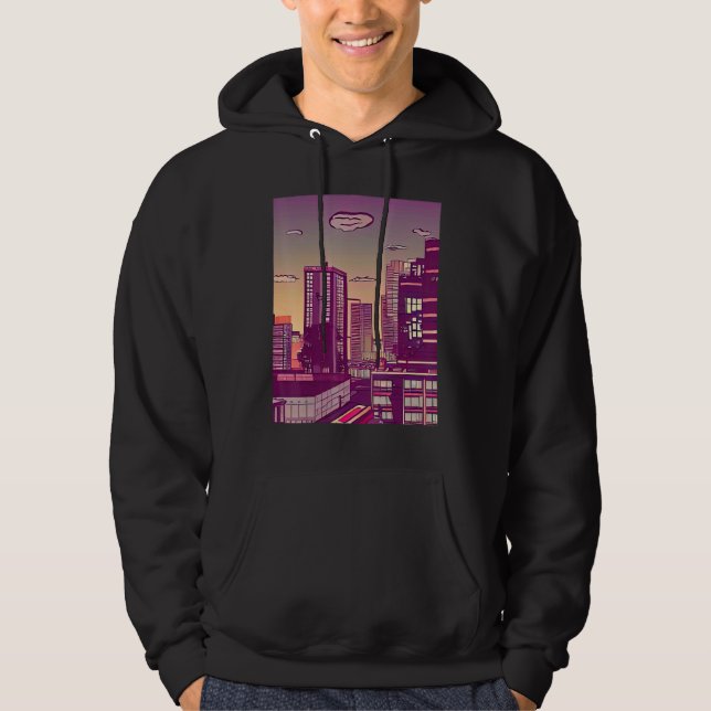 Moletom Lo fi hip hop chillhop bate design (Frente)